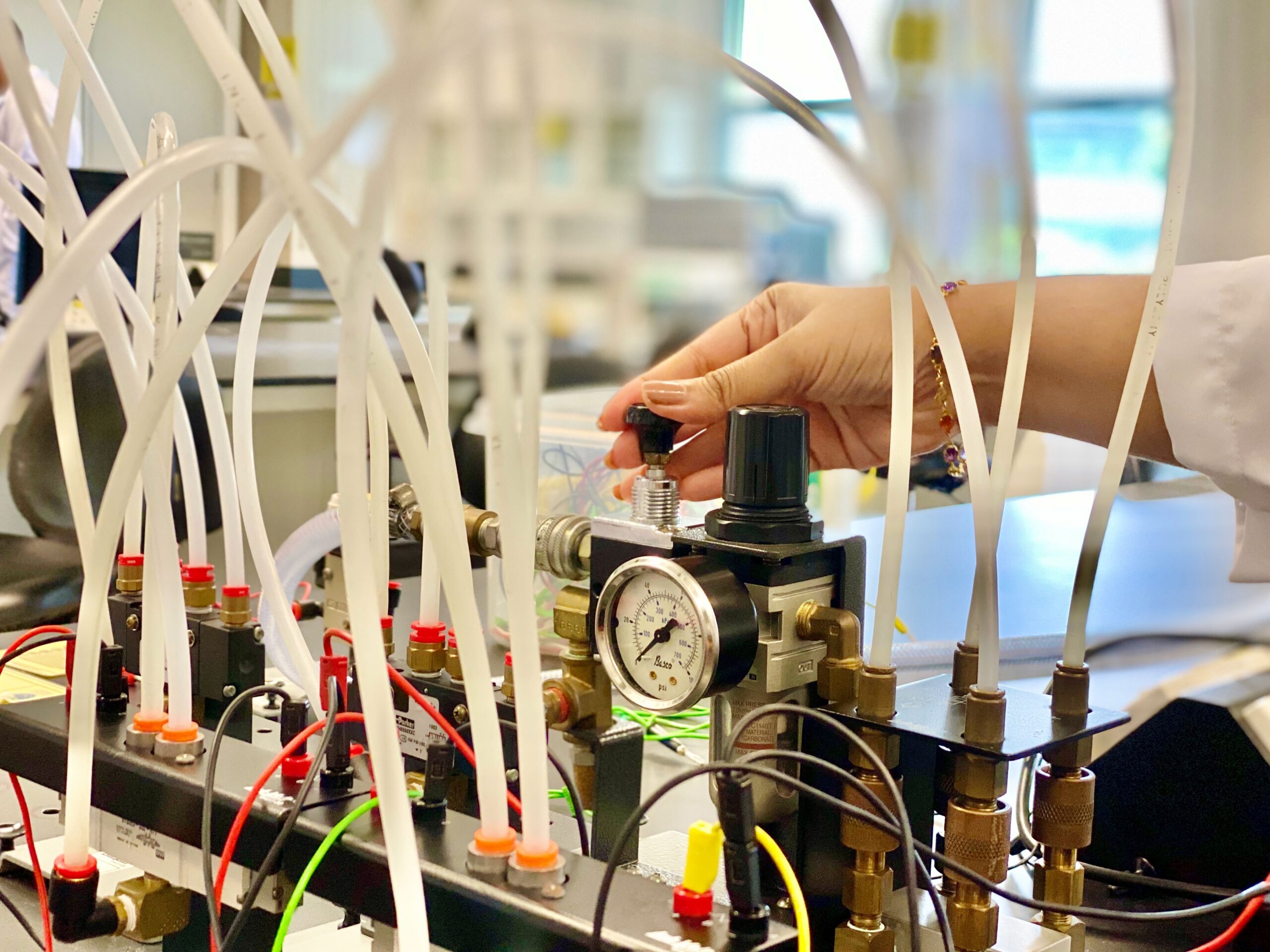 Gas extraction lab